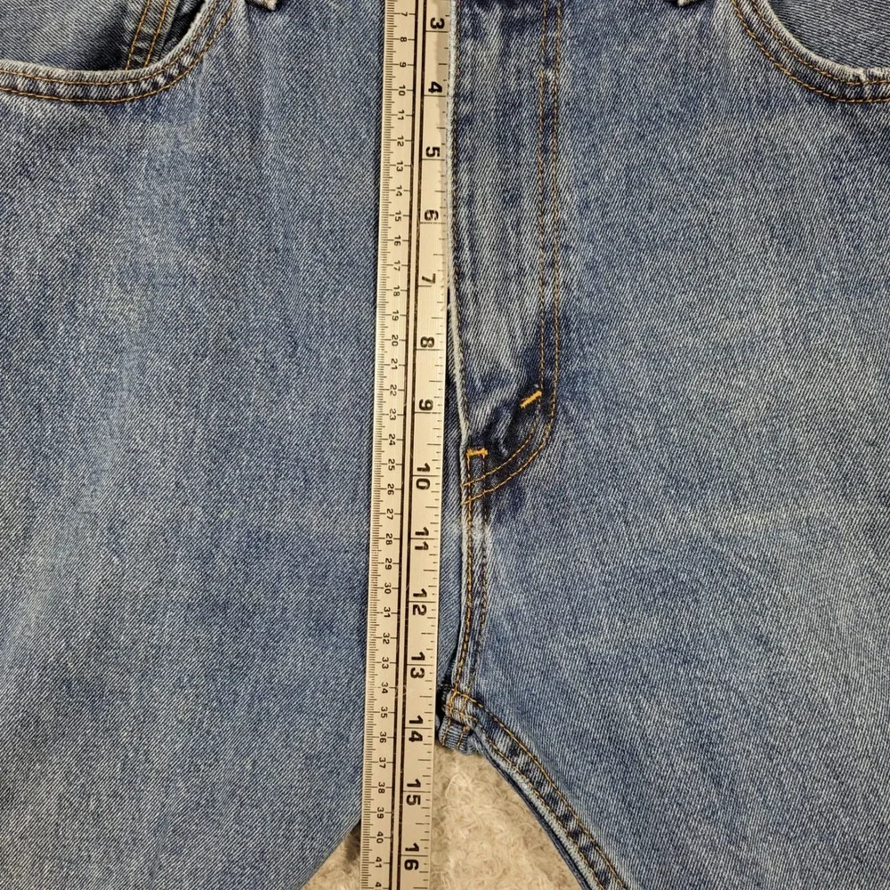 Levis 505‎ Regular Fit Jeans Mens 38x30 Blue Medium Wash Straight Leg Denim